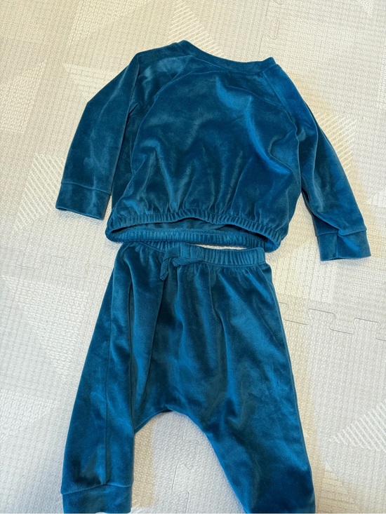 Old Navy Other - Old Navy Teal Velour Kids Matching Set